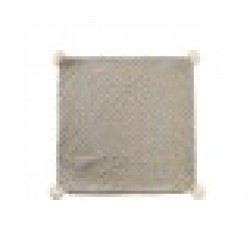 Калъфка за възглавница DKD Home Decor Сив (50 x 1 x 50 cm) - Възглавници