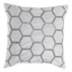 Възглавница DKD Home Decor Кадифе Геометричен (45 x 45 cm) - Възглавници