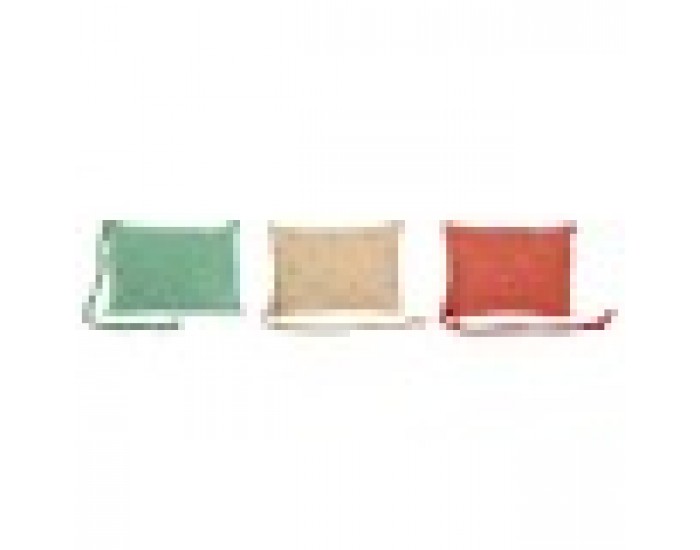 Възглавница Home ESPRIT Зелен Бежов Корал 30 x 10 x 20 cm (3 броя)