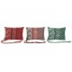 Възглавница Home ESPRIT Червен Зелен Корал 30 x 10 x 20 cm (3 броя) - Възглавници