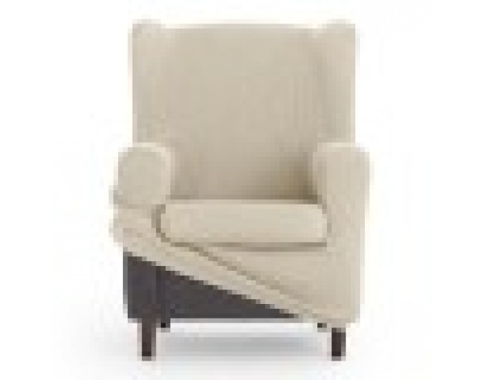 Калъф за кресло с криле Eysa ULISES Бял 80 x 100 x 90 cm