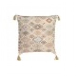 Възглавница DKD Home Decor Бежов полиестер Памук Ромб (60 x 20 x 60 cm) - Възглавници
