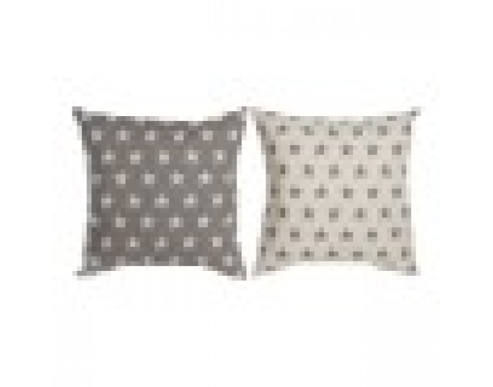 Възглавница DKD Home Decor Памук полиестер Звезди (2 pcs) (60 x 10 x 60 cm)