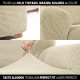 Калъф за Диван Sofaskins NIAGARA Бежов - Триместно канапе 180 - 230 cm