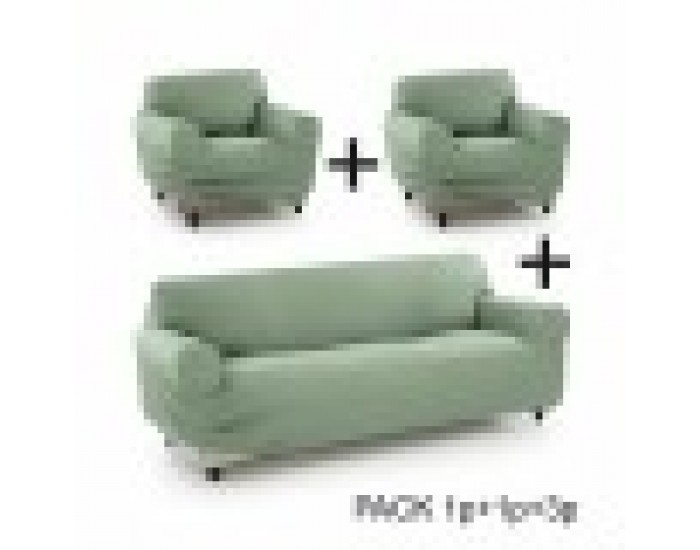 Калъф за Диван Sofakover Pocket Trio Romeo 3 броя - лен