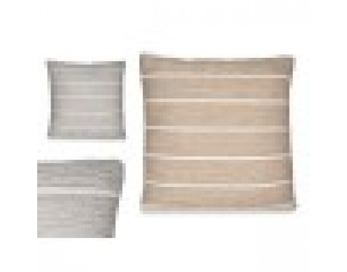 Възглавница Райета Сив Кафяв (45 x 12 x 45 cm) (12 броя)