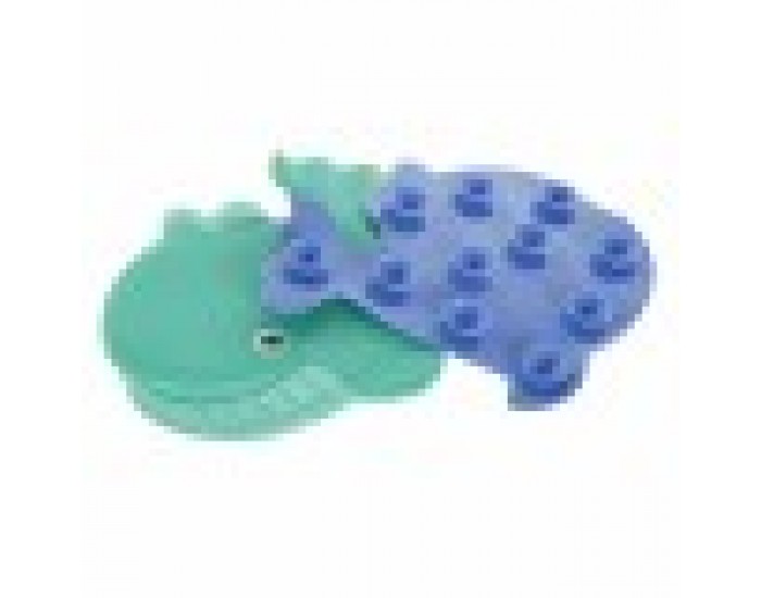 Подложка за баня DKD Home Decor 11,5 x 1 x 10 cm Син цвят тюркоаз Детски PVC 10 cm (2 броя) Подложка за баня DKD Home Decor 11,5 x 1 x 10 cm Син цвят тюркоаз Детски PVC 10 cm (2 броя)