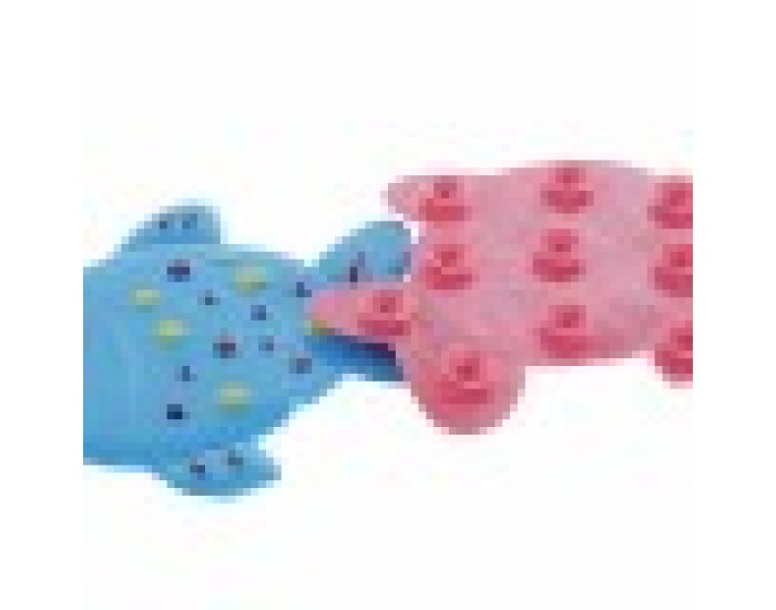 Подложка за баня DKD Home Decor 13 x 1 x 10,5 cm Син Розов Детски PVC Риба (2 броя) Подложка за баня DKD Home Decor 13 x 1 x 10,5 cm Син Розов Детски PVC Риба (2 броя)