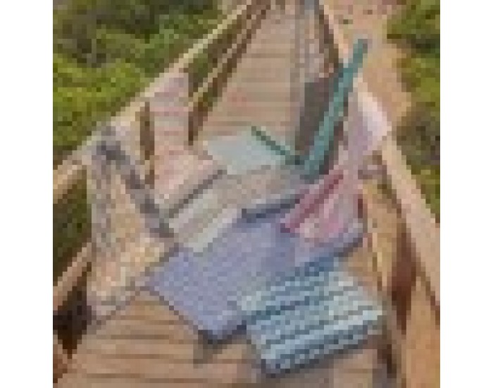 Outdoor Carpet Naxos Бял Зелен полипропилен 90 x 150 cm