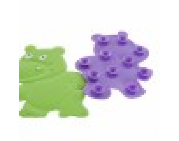 Подложка за баня DKD Home Decor 10 x 1 x 13 cm Люляк Зелен Детски PVC (2 броя) Подложка за баня DKD Home Decor 10 x 1 x 13 cm Люляк Зелен Детски PVC (2 броя)