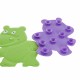 Подложка за баня DKD Home Decor 10 x 1 x 13 cm Люляк Зелен Детски PVC (2 броя) Подложка за баня DKD Home Decor 10 x 1 x 13 cm Люляк Зелен Детски PVC (2 броя)
