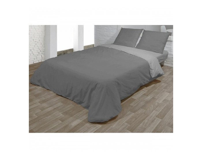 Комплект покривка за завивка Hosteline VEGAS Сив 90 легло 2 Части