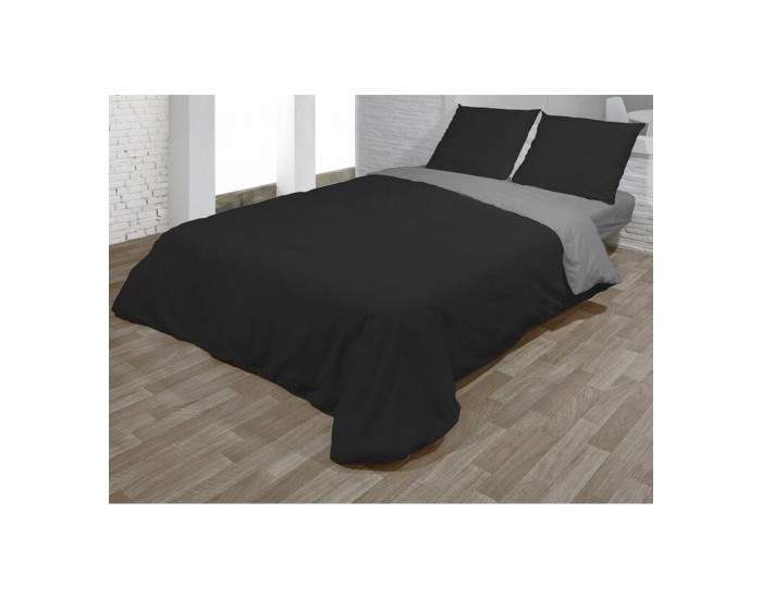 Комплект покривка за завивка Hosteline VEGAS Черен 135 легло 3 Части