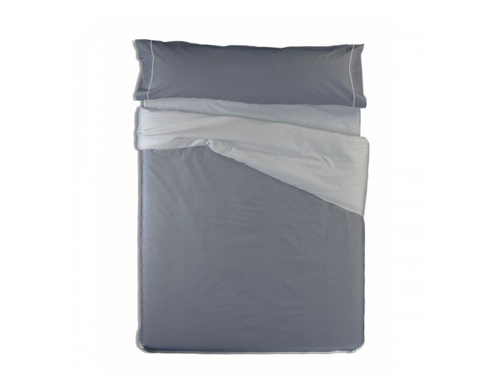 Комплект покривка за завивка Hosteline VEGAS Сив 150 легло 2 Части