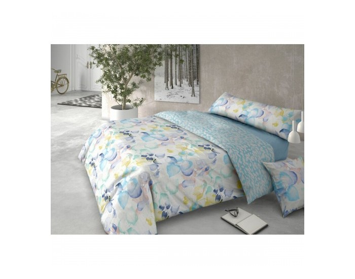 Комплект покривка за завивка Pierre Cardin HOJARASCA Син 180 легло 4 Части