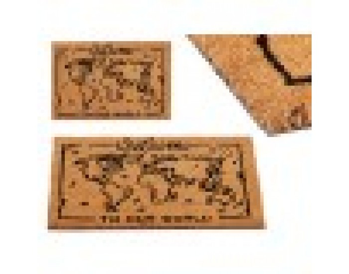 Изтривалка за Врата GiftDecor World Принтиран PVC Кокосови влакна 40 x 2 x 60 cm (10 броя)