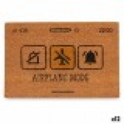 Изтривалка за Врата Airplane Mode Жълт Естествен 60 x 1 x 40 cm (12 броя) - Спално бельо