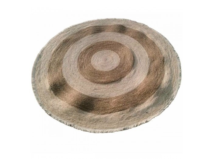 Килим DKD Home Decor Бежов Естествен Boho 200 x 200 x 1 cm