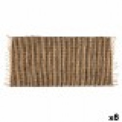 Килим Черен Естествен 70 x 1 x 140 cm (8 броя) Килим Черен Естествен 70 x 1 x 140 cm (8 броя) - Спално бельо