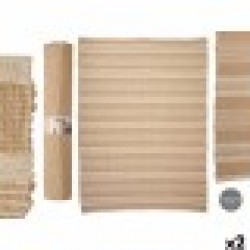 Килим GiftDecor NO.03 Бял Кафяв 180 x 240 cm (2 броя) - Спално бельо