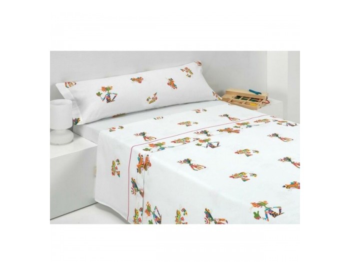 Комплект Чаршафи Pink Panther UNICO Бял Многоцветен 90 легло