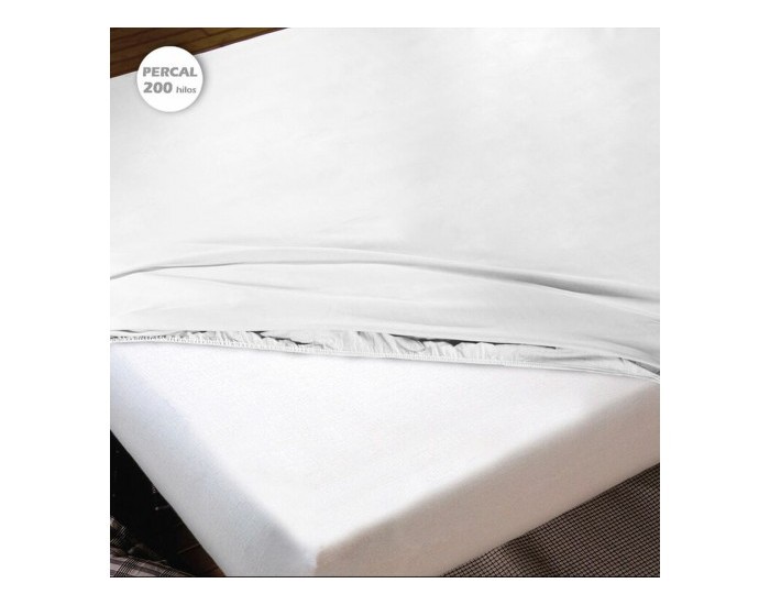 Регулируем чаршаф с ластик Hosteline IRIS PREMIUM Бял 120 легло