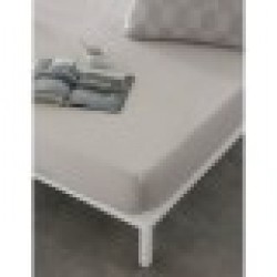 Регулируем чаршаф с ластик Naturals ELBA Светло сив 90 x 190/200 cm (90 легло) - Спално бельо