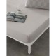 Регулируем чаршаф с ластик Naturals ELBA Светло сив 90 x 190/200 cm (90 легло)