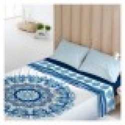 Подова постелка Costura Greek Indigo - Размери - Легло 180 (260 x 270 см) - Спално бельо