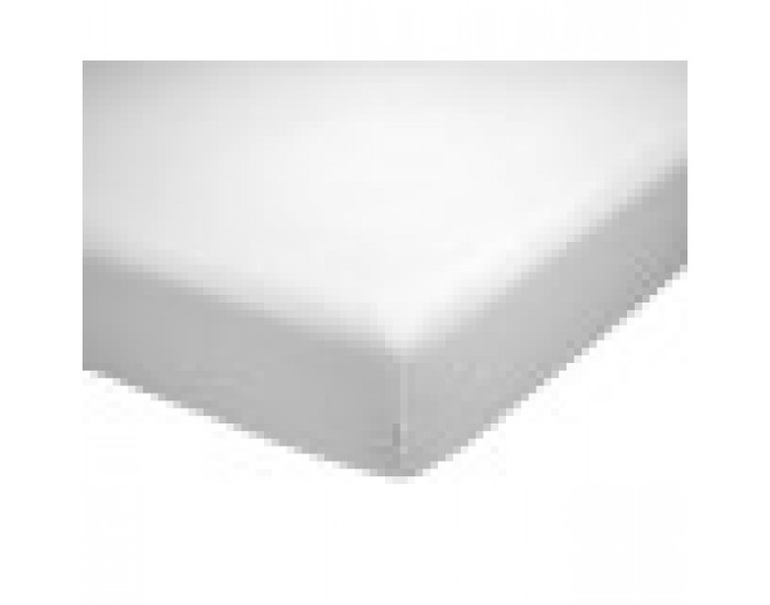 Регулируем чаршаф с ластик Alexandra House Living QUTUN Бял 140 x 1 x 200 cm