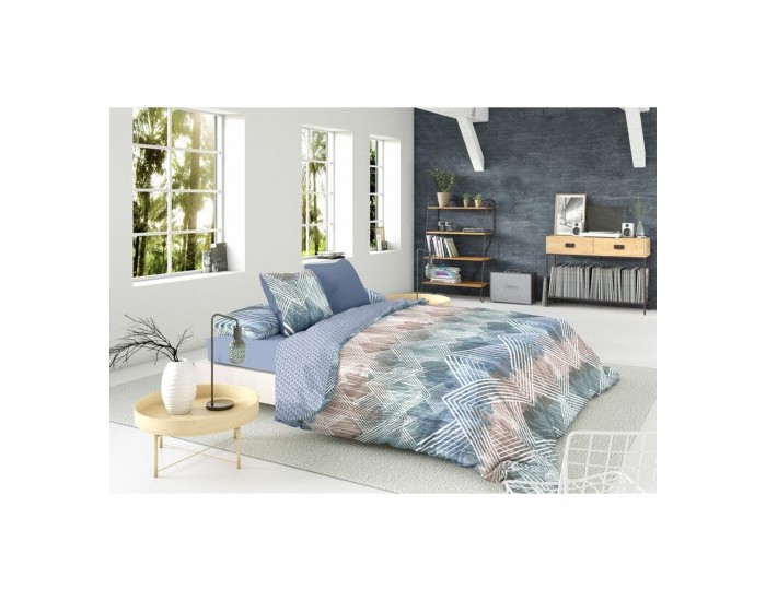 Покривало за одеяло Pierre Cardin SCOTT Син 144 Конци 150 x 230 cm