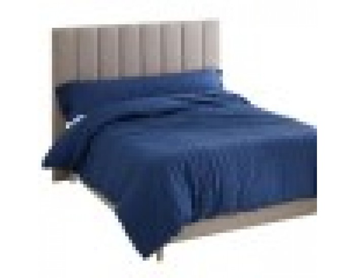 Покривало за одеяло Alexandra House Living Amán Син 150 x 220 cm