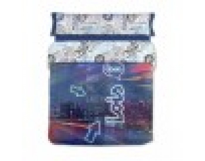 Покривало за одеяло Lois NIGHT P. Син 144 Конци 240 x 230 cm