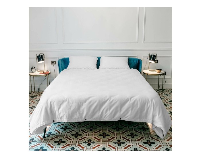 Покривало за одеяло Naturals Tencel Бял (180 x 220 cm) (105/110 легло)