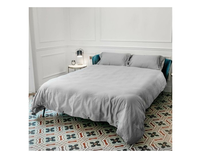 Покривало за одеяло Naturals Tencel Сив (220 x 220 cm) (135/140 легло) Покривало за одеяло Naturals Tencel Сив (220 x 220 cm) (135/140 легло)