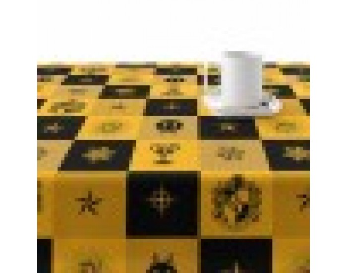 Резинирана покривка за маса, устойчива на петна Harry Potter Hufflepuff 100 x 140 cm