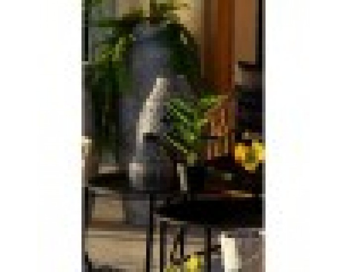 Декоративно Растение DKD Home Decor Черен Зелен PVC PP (25 x 25 x 30 cm)