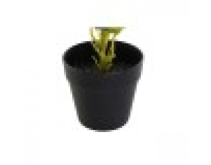 Декоративно Растение DKD Home Decor Черен Зелен PVC PP (25 x 25 x 30 cm)