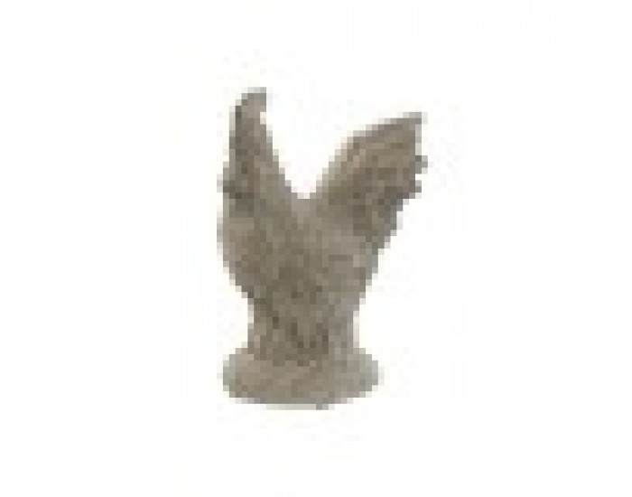 Декоративна фигурка Home ESPRIT Сив Кокошка Завършек със състаряващо покритие 17 x 12 x 22 cm