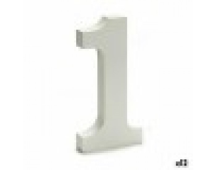 Номера 1 Дървен Бял (1,8 x 21 x 17 cm) (12 броя)