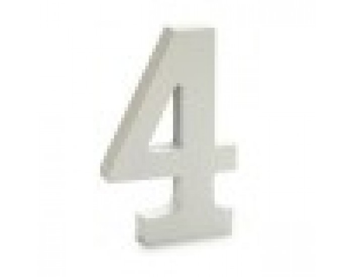 Номера 4 Дървен Бял (1,8 x 21 x 17 cm) (12 броя)