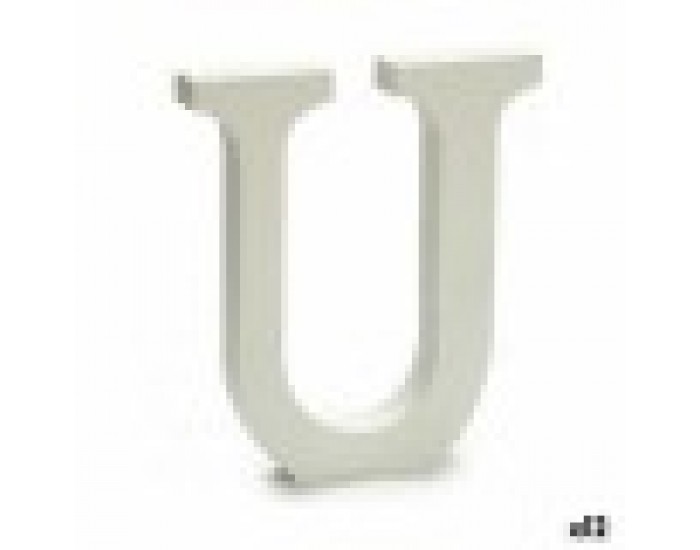 Писмо U Дървен Бял (1,8 x 21 x 17 cm) (12 броя)