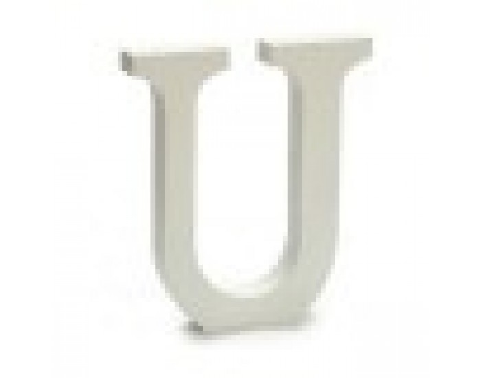 Писмо U Дървен Бял (1,8 x 21 x 17 cm) (12 броя)