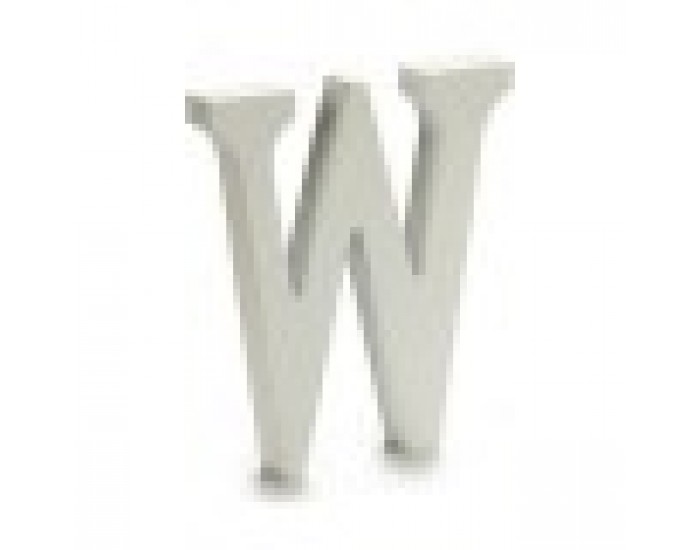 Писмо W Дървен Бял (1,8 x 21 x 17 cm) (12 броя)