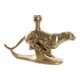 Канделабър DKD Home Decor Смола Леопард (25 x 6 x 14 cm)