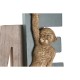 Декорация за стена DKD Home Decor MDF Маймуна Тропически (42 x 5 x 22 cm)