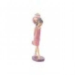 Декоративна фигурка Home ESPRIT Розов chica 7 x 11 x 27 cm - Сувенири, Подаръци, Свещи