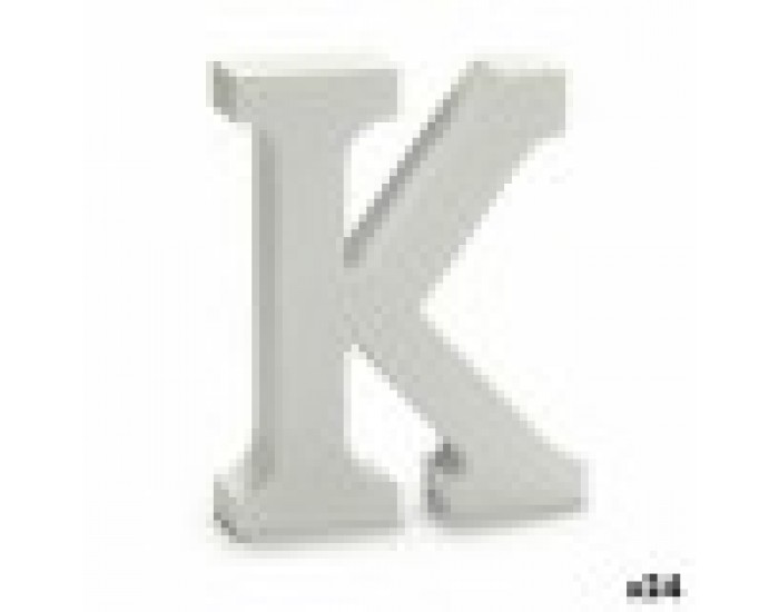 Писмо K Дървен Бял (2 x 16 x 14,5 cm) (24 броя)