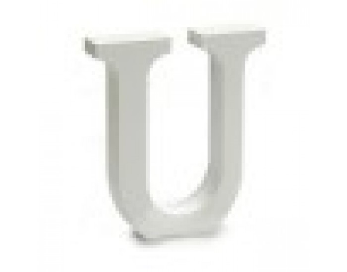 Писмо U Дървен Бял (2 x 16 x 14,5 cm) (24 броя)