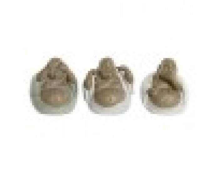 Декоративна фигурка Home ESPRIT Бял Зелен Буда Ориенталски 10 x 9 x 10,5 cm (3 броя)